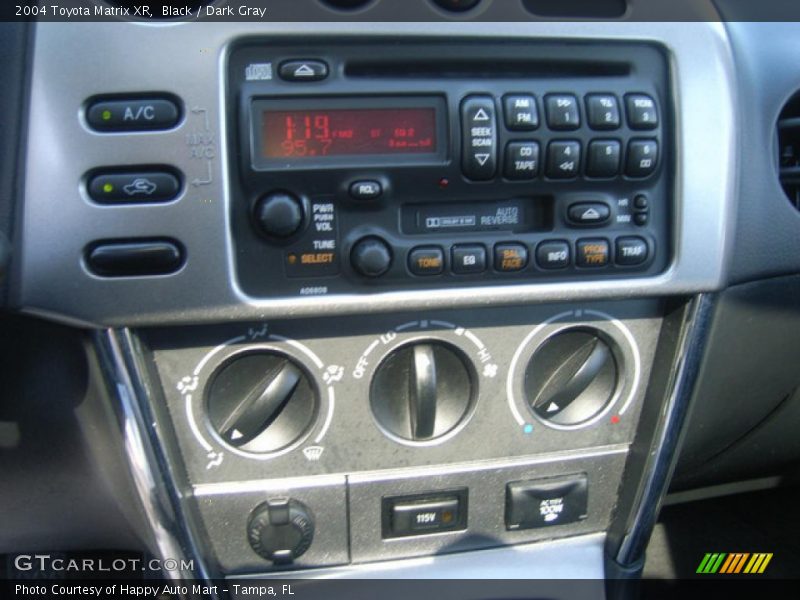 Black / Dark Gray 2004 Toyota Matrix XR