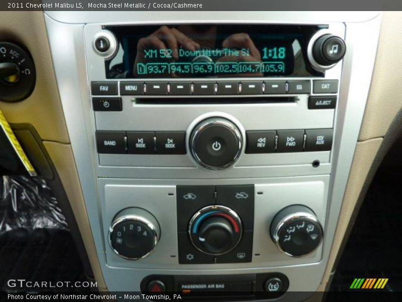 Mocha Steel Metallic / Cocoa/Cashmere 2011 Chevrolet Malibu LS