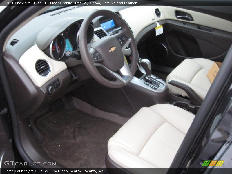 Cocoa/Light Neutral Leather Interior - 2011 Cruze LT 