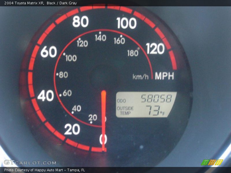 Black / Dark Gray 2004 Toyota Matrix XR