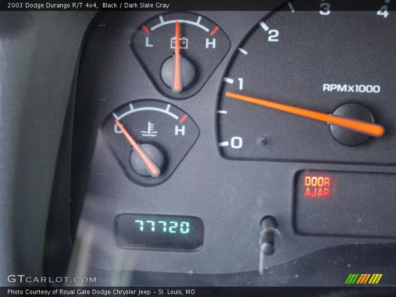 Black / Dark Slate Gray 2003 Dodge Durango R/T 4x4