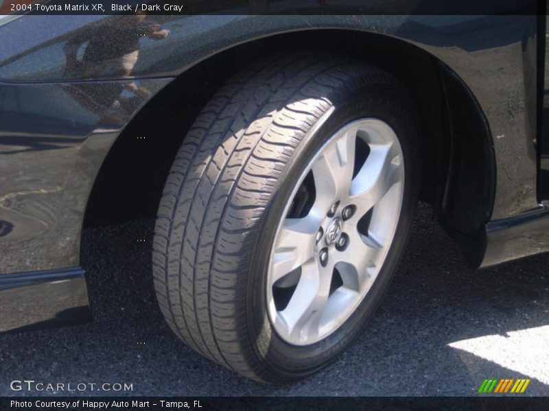 Black / Dark Gray 2004 Toyota Matrix XR