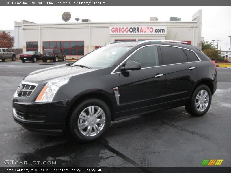 Black Ice Metallic / Ebony/Titanium 2011 Cadillac SRX FWD