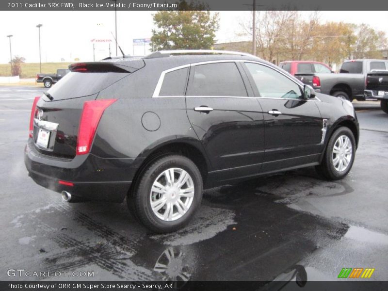 Black Ice Metallic / Ebony/Titanium 2011 Cadillac SRX FWD