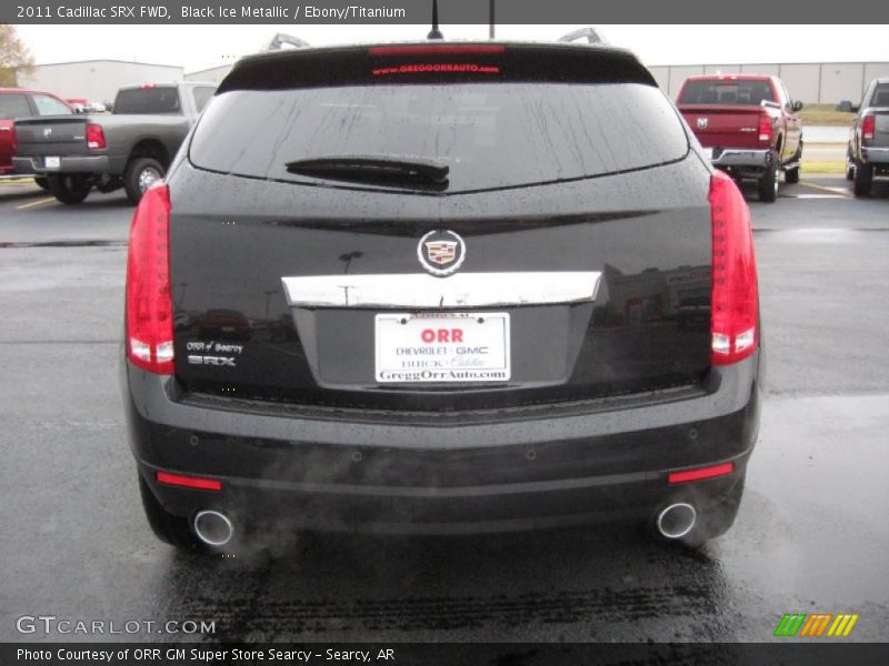Black Ice Metallic / Ebony/Titanium 2011 Cadillac SRX FWD