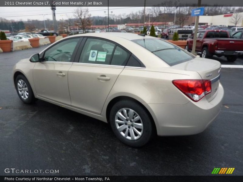 Gold Mist Metallic / Jet Black 2011 Chevrolet Cruze LT