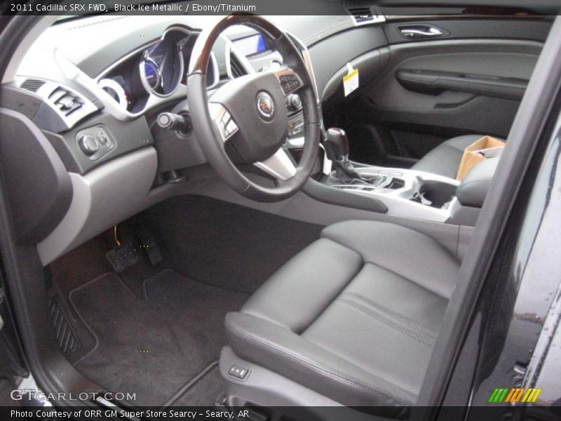 Black Ice Metallic / Ebony/Titanium 2011 Cadillac SRX FWD