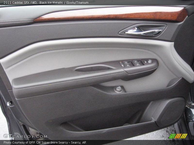 Black Ice Metallic / Ebony/Titanium 2011 Cadillac SRX FWD