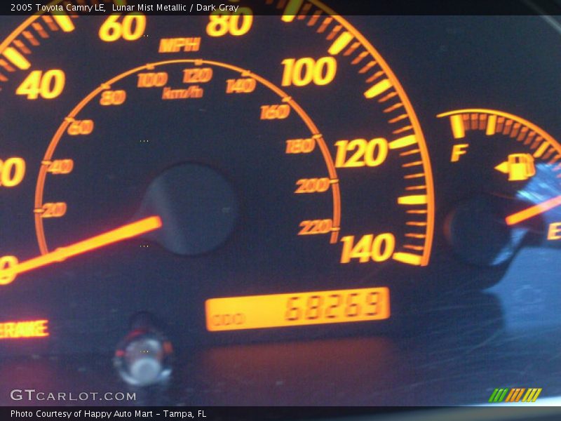 Lunar Mist Metallic / Dark Gray 2005 Toyota Camry LE