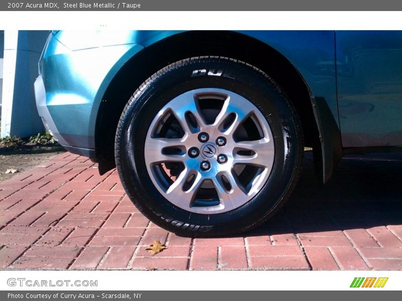 Steel Blue Metallic / Taupe 2007 Acura MDX