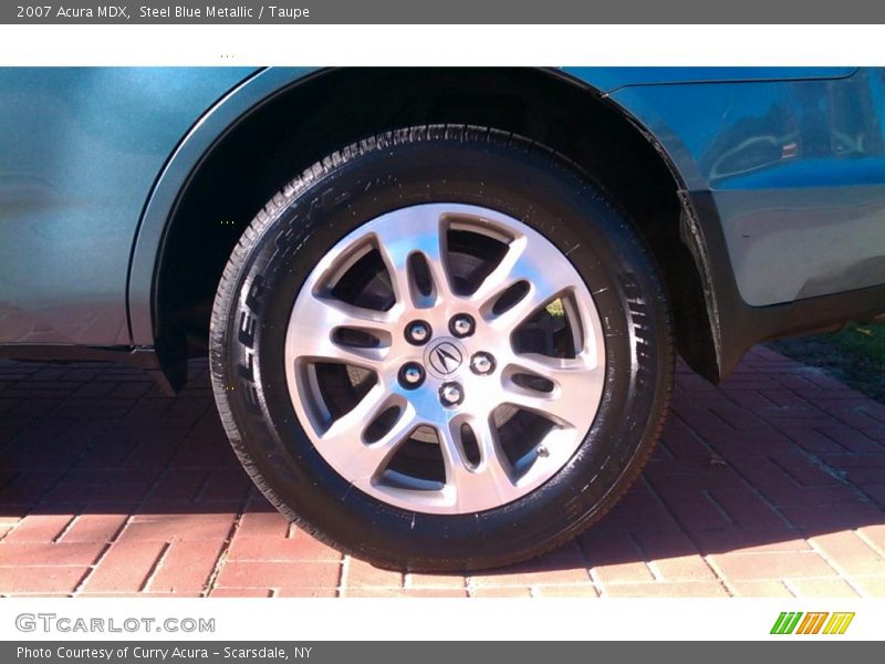 Steel Blue Metallic / Taupe 2007 Acura MDX