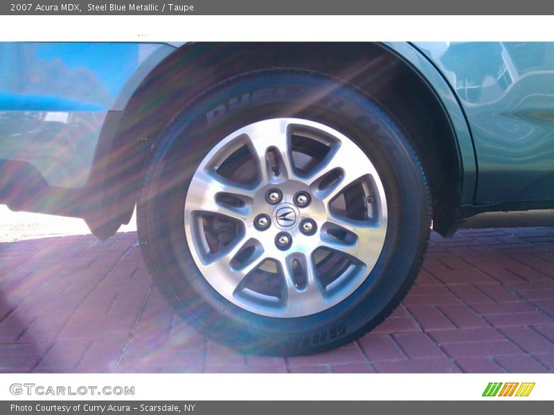 Steel Blue Metallic / Taupe 2007 Acura MDX