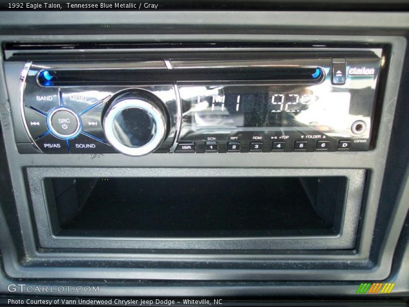 Tennessee Blue Metallic / Gray 1992 Eagle Talon