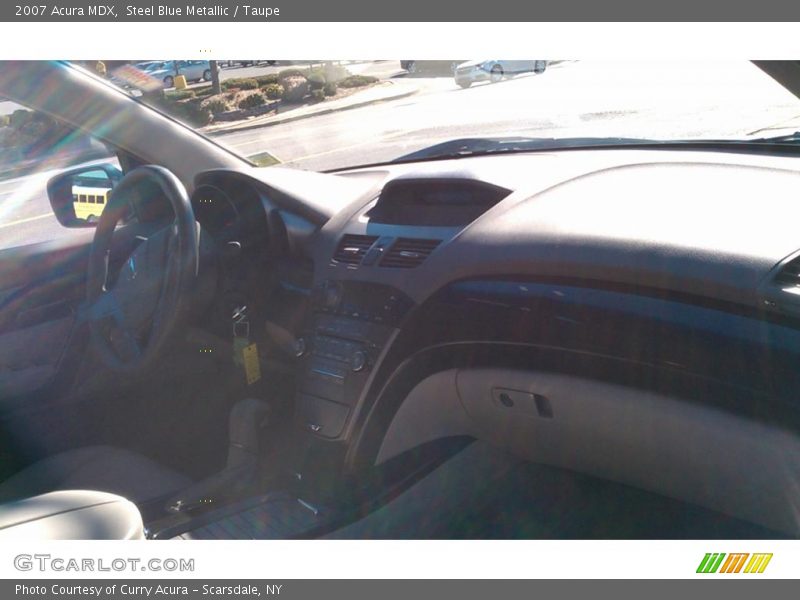 Steel Blue Metallic / Taupe 2007 Acura MDX