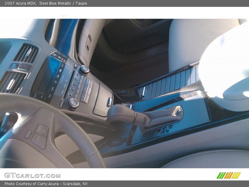 Steel Blue Metallic / Taupe 2007 Acura MDX