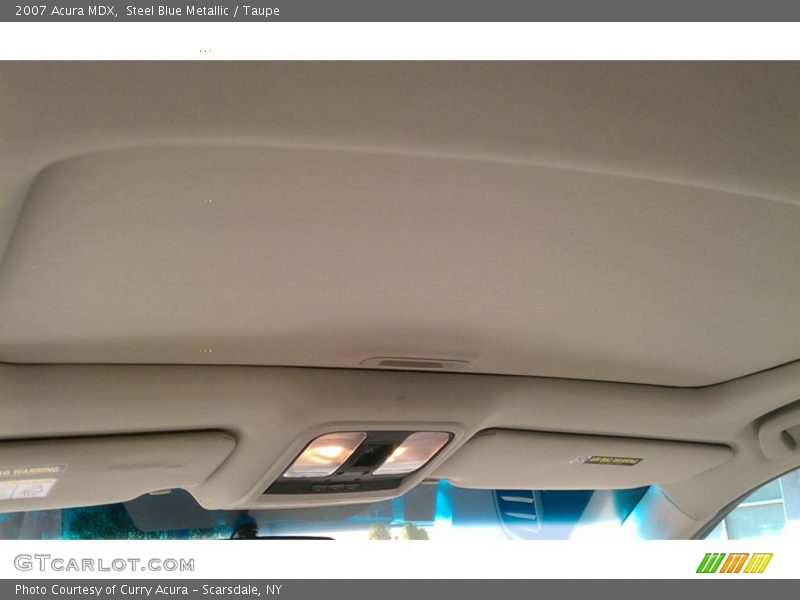Steel Blue Metallic / Taupe 2007 Acura MDX