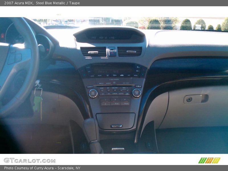 Steel Blue Metallic / Taupe 2007 Acura MDX
