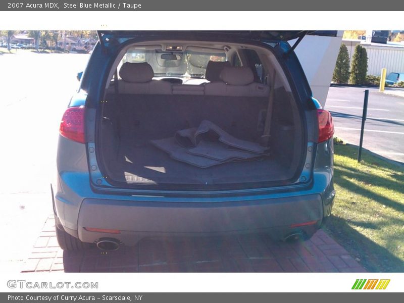 Steel Blue Metallic / Taupe 2007 Acura MDX