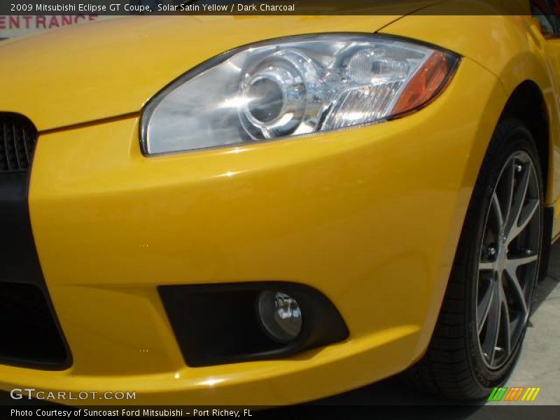 Solar Satin Yellow / Dark Charcoal 2009 Mitsubishi Eclipse GT Coupe