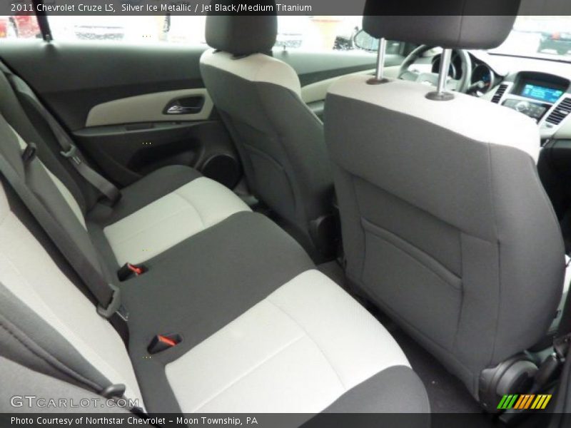 Silver Ice Metallic / Jet Black/Medium Titanium 2011 Chevrolet Cruze LS