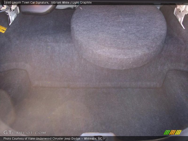 Vibrant White / Light Graphite 1998 Lincoln Town Car Signature