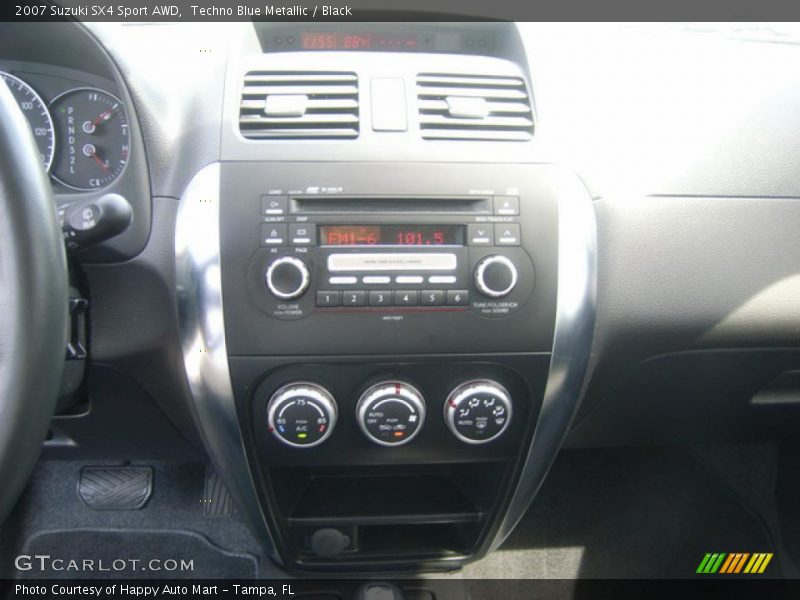 Techno Blue Metallic / Black 2007 Suzuki SX4 Sport AWD