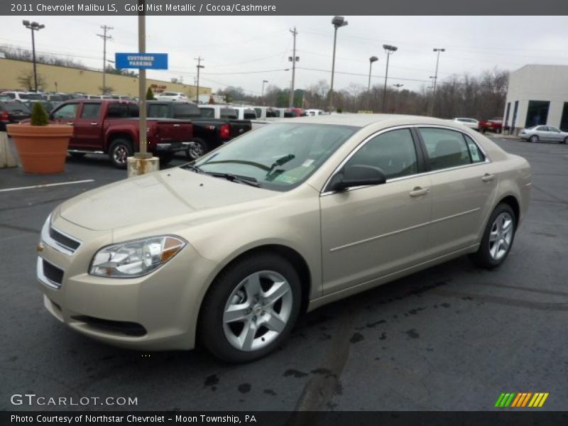 Gold Mist Metallic / Cocoa/Cashmere 2011 Chevrolet Malibu LS