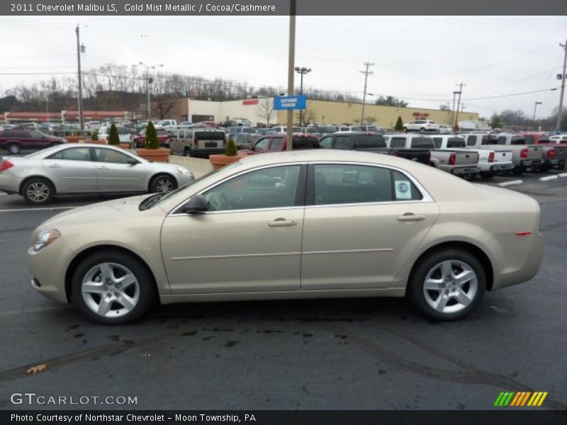Gold Mist Metallic / Cocoa/Cashmere 2011 Chevrolet Malibu LS