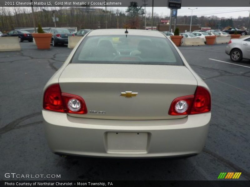 Gold Mist Metallic / Cocoa/Cashmere 2011 Chevrolet Malibu LS