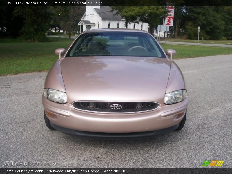Platinum Beige Metallic / Beige 1995 Buick Riviera Coupe