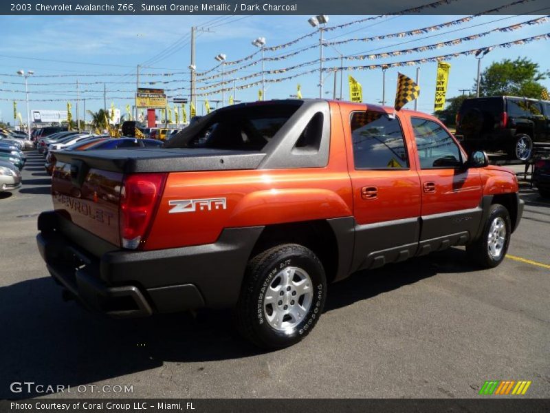  2003 Avalanche Z66 Sunset Orange Metallic