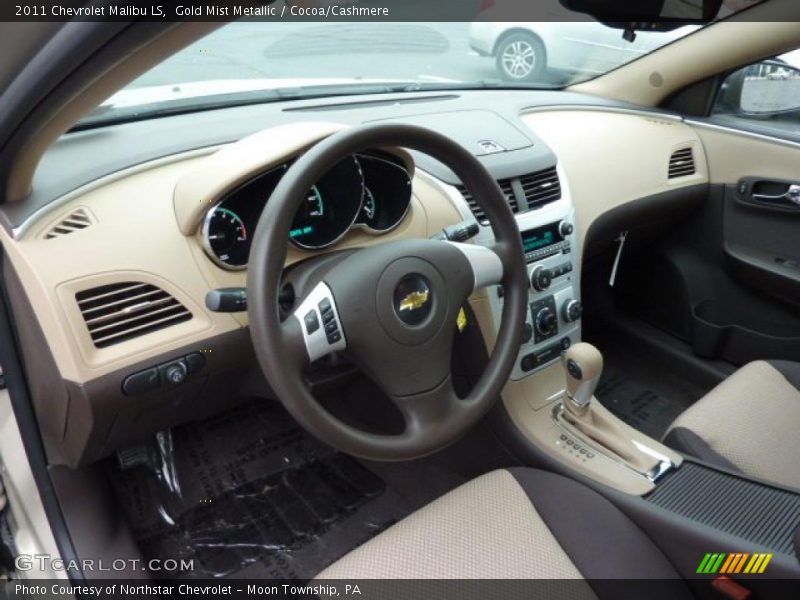 Gold Mist Metallic / Cocoa/Cashmere 2011 Chevrolet Malibu LS