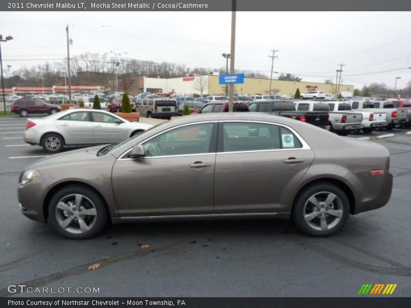 Mocha Steel Metallic / Cocoa/Cashmere 2011 Chevrolet Malibu LT