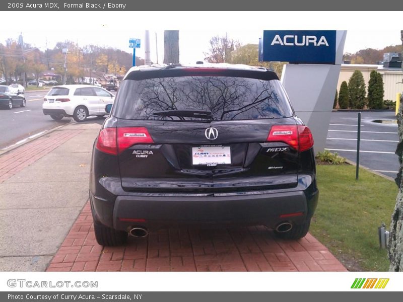 Formal Black / Ebony 2009 Acura MDX