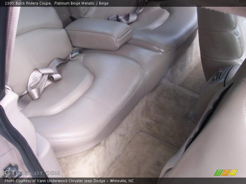 Platinum Beige Metallic / Beige 1995 Buick Riviera Coupe