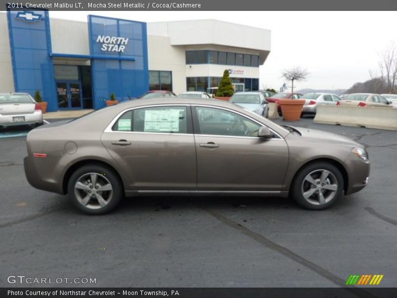 Mocha Steel Metallic / Cocoa/Cashmere 2011 Chevrolet Malibu LT