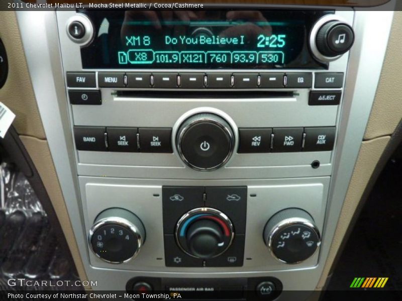 Mocha Steel Metallic / Cocoa/Cashmere 2011 Chevrolet Malibu LT