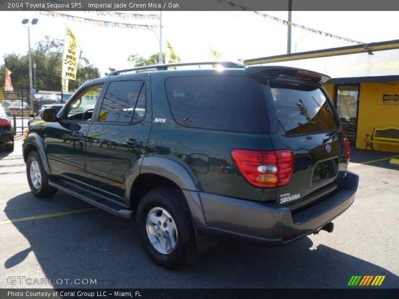 Imperial Jade Green Mica / Oak 2004 Toyota Sequoia SR5