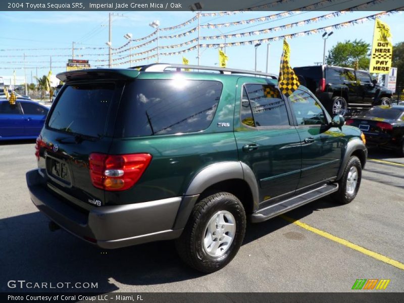 Imperial Jade Green Mica / Oak 2004 Toyota Sequoia SR5