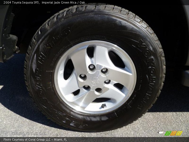 Imperial Jade Green Mica / Oak 2004 Toyota Sequoia SR5