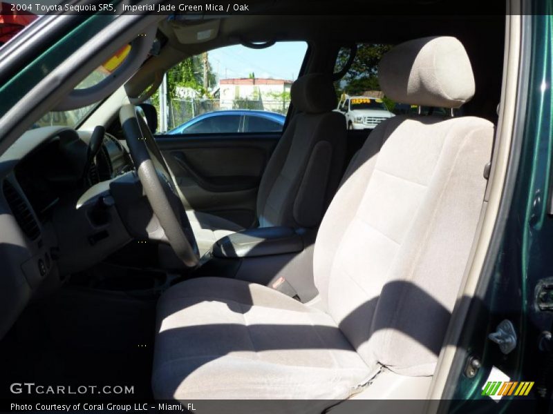 Imperial Jade Green Mica / Oak 2004 Toyota Sequoia SR5