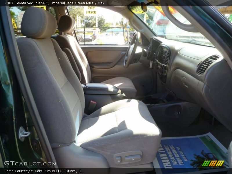 Imperial Jade Green Mica / Oak 2004 Toyota Sequoia SR5