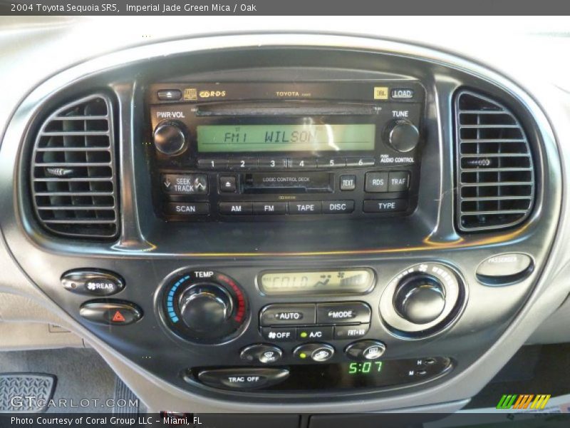 Imperial Jade Green Mica / Oak 2004 Toyota Sequoia SR5