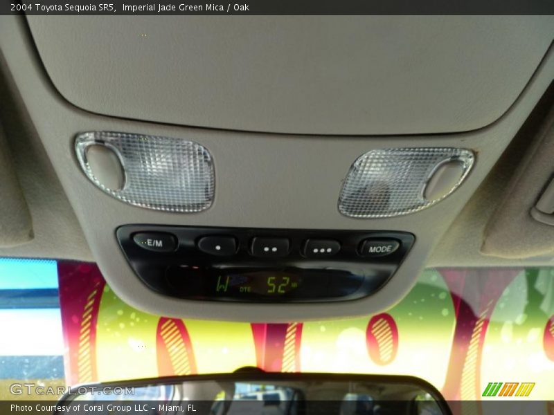 Imperial Jade Green Mica / Oak 2004 Toyota Sequoia SR5