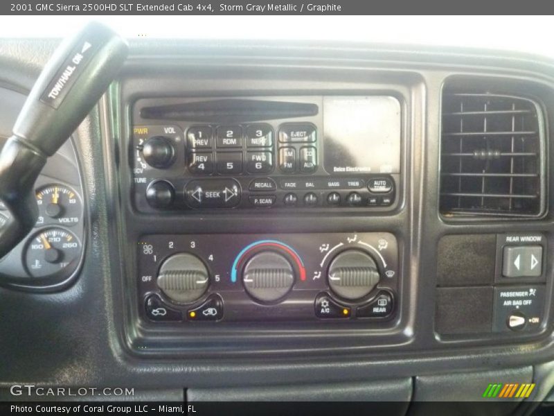 Storm Gray Metallic / Graphite 2001 GMC Sierra 2500HD SLT Extended Cab 4x4