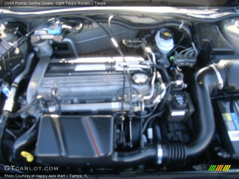 Light Taupe Metallic / Taupe 2004 Pontiac Sunfire Coupe