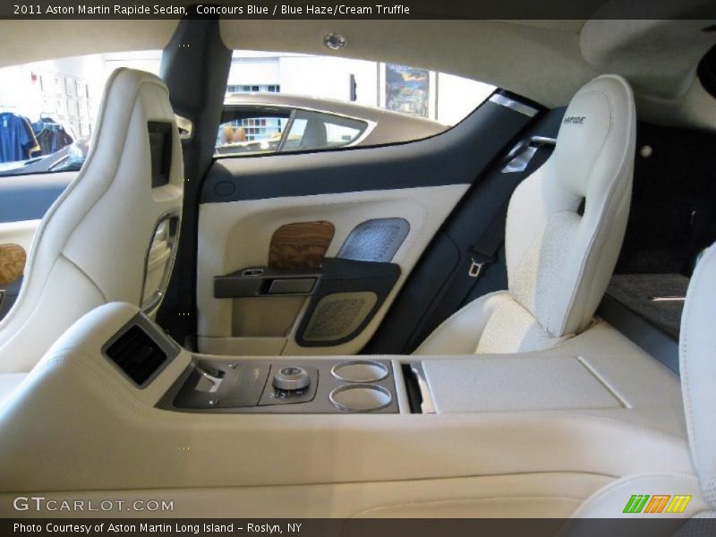  2011 Rapide Sedan Blue Haze/Cream Truffle Interior