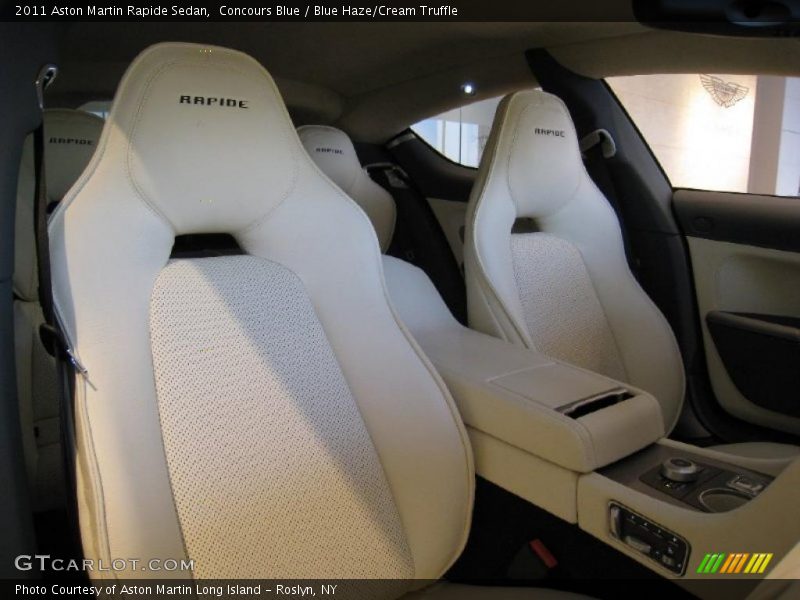  2011 Rapide Sedan Blue Haze/Cream Truffle Interior