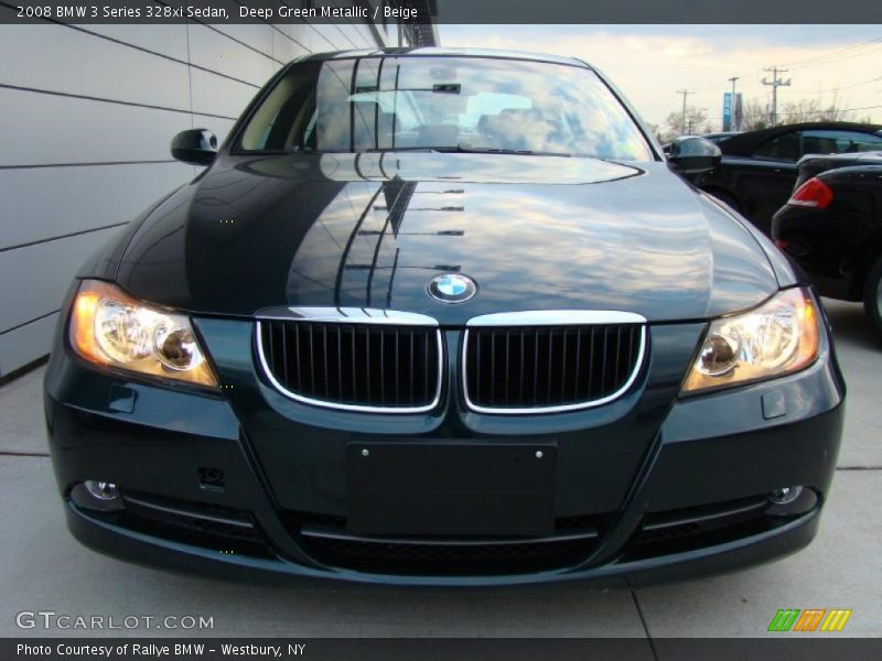 Deep Green Metallic / Beige 2008 BMW 3 Series 328xi Sedan