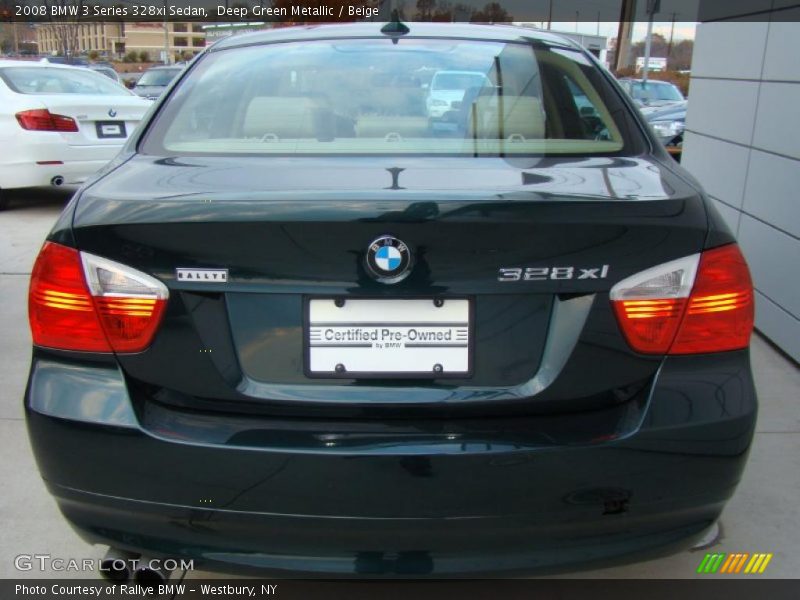 Deep Green Metallic / Beige 2008 BMW 3 Series 328xi Sedan